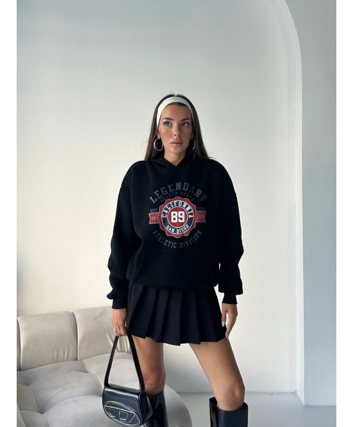 216976 SİYAH SWEAT ŞARDONLU KUMAŞ