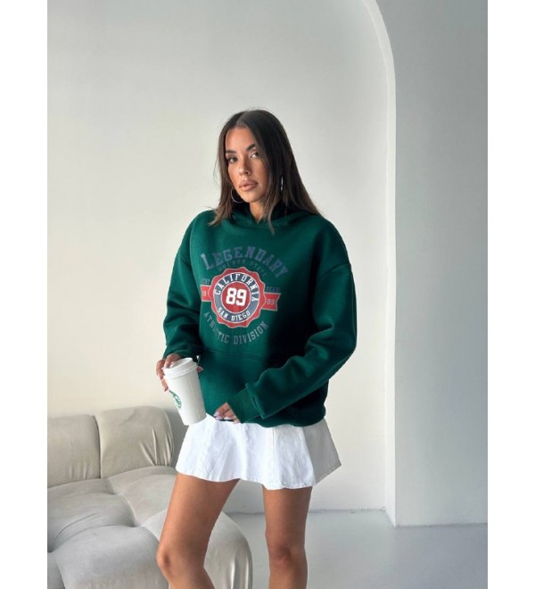 216978 YEŞİL SWEAT ŞARDONLU KUMAŞ
