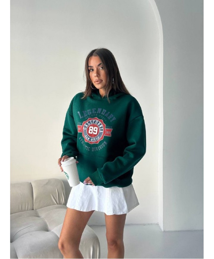 216978 YEŞİL SWEAT ŞARDONLU KUMAŞ