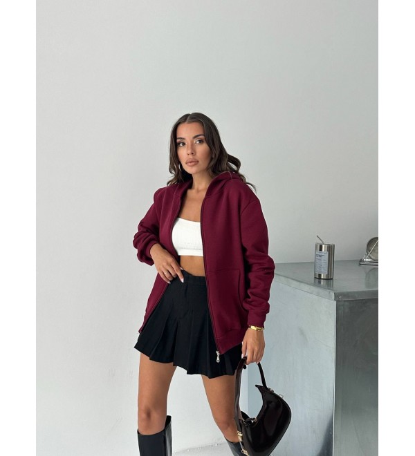 216982 MÜRDÜM SWEAT ŞARDONLU KUMAŞ