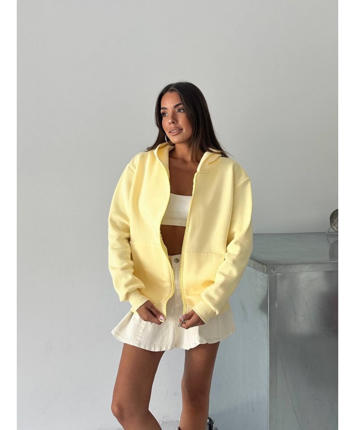 216983 SARI SWEAT ŞARDONLU KUMAŞ