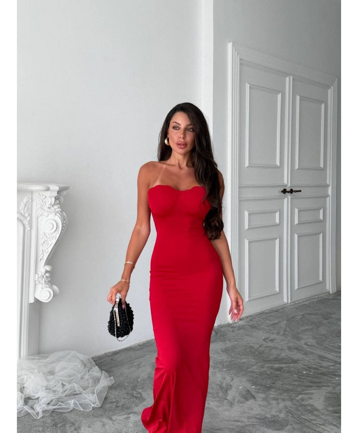 217022 KIRMIZI ABİYE LYCRA