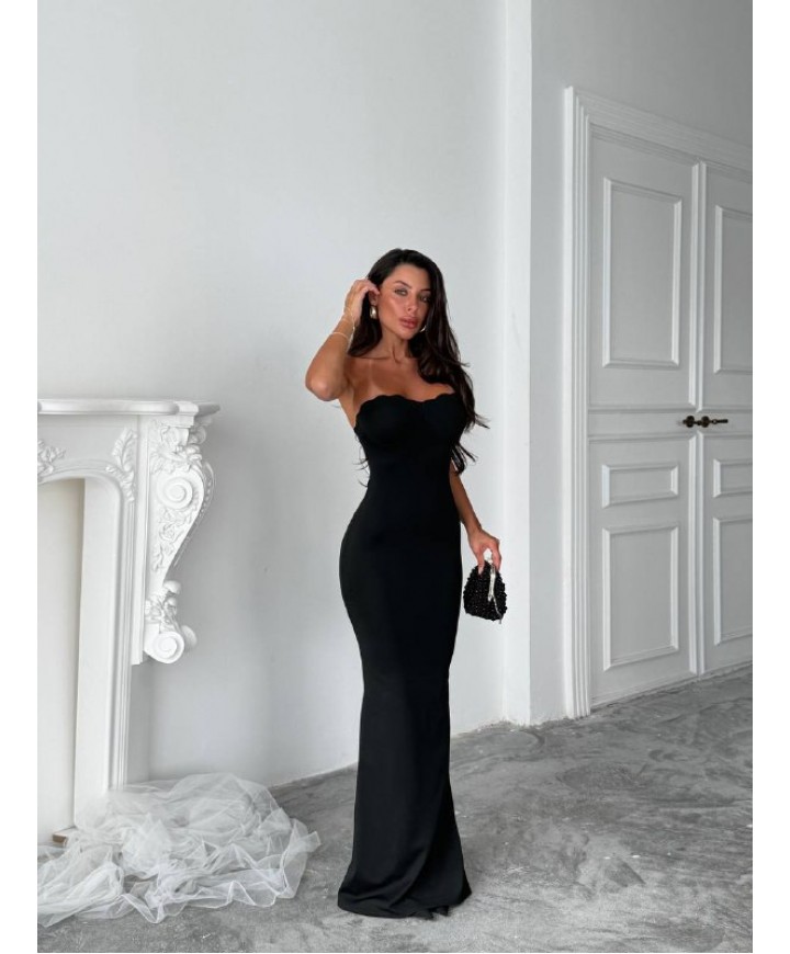 217024 SİYAH ABİYE LYCRA