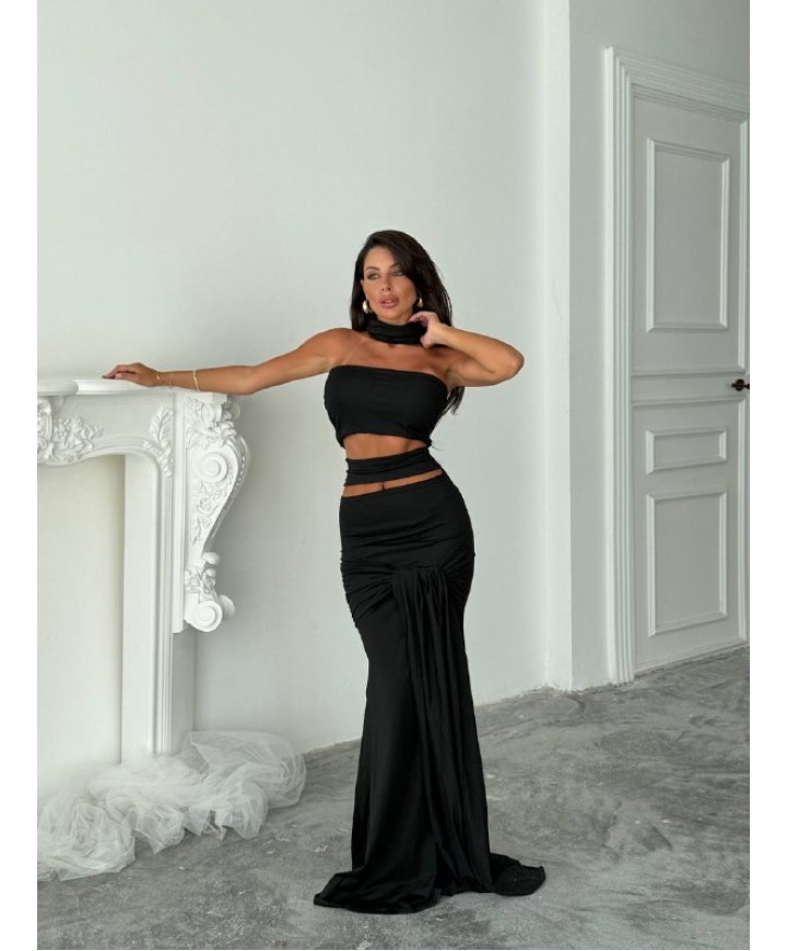 217032 SİYAH ELBİSE LYCRA