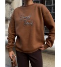 217035 KAHVE SWEAT 3 İPLİK