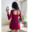 217039 BORDO ELBİSE SANY KUMAŞ