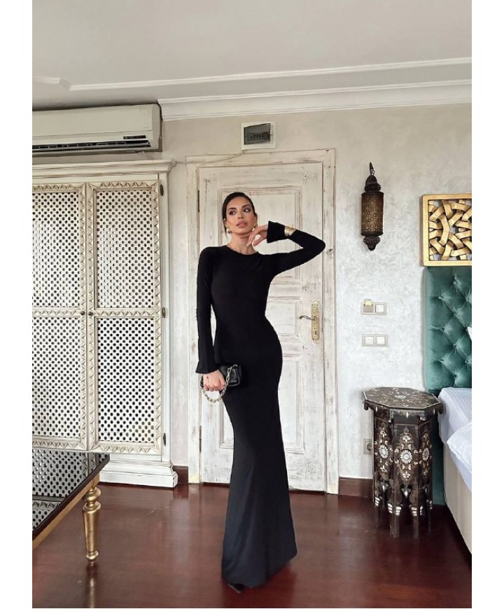 217047 SİYAH ABİYE SANY KUMAŞ