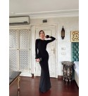 217047 SİYAH ABİYE SANY KUMAŞ