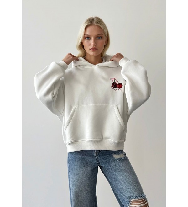 217114 BEYAZ SWEAT