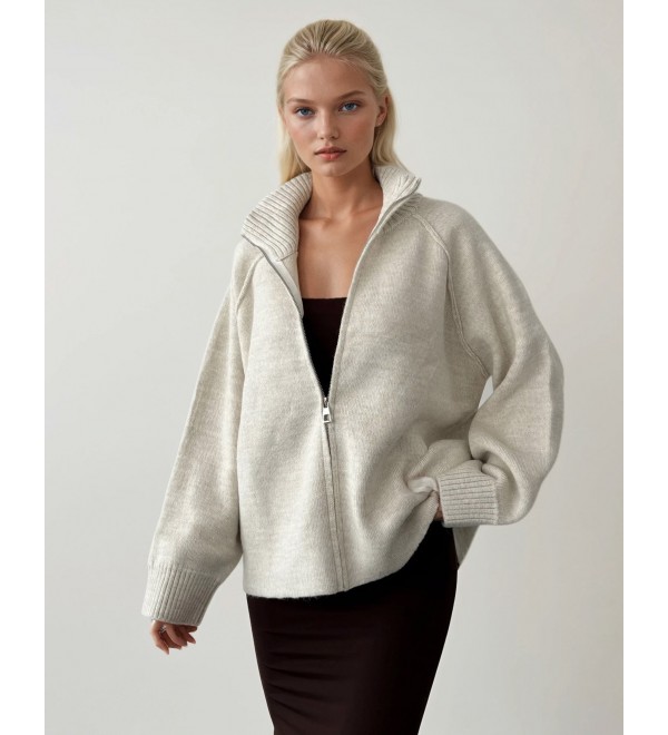 217124 WHITE CARDIGAN KNITWEAR
