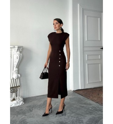 217248 KAHVE ELBİSE ...