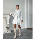 217250 BEYAZ ELBİSE JESİCA KUMAŞ