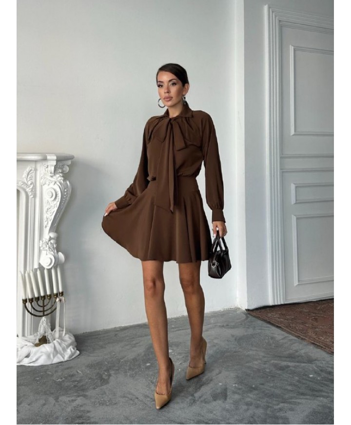 217252 KAHVE ELBİSE JESİCA KUMAŞ