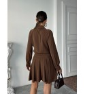 217252 KAHVE ELBİSE JESİCA KUMAŞ