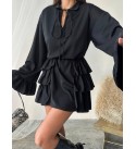 217271 SİYAH ELBİSE TRİKO