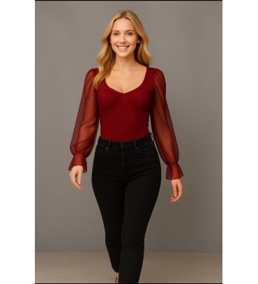 217275 BORDO BLUZ...