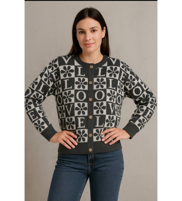 217284 Patterned CARDIGAN KNITWEAR