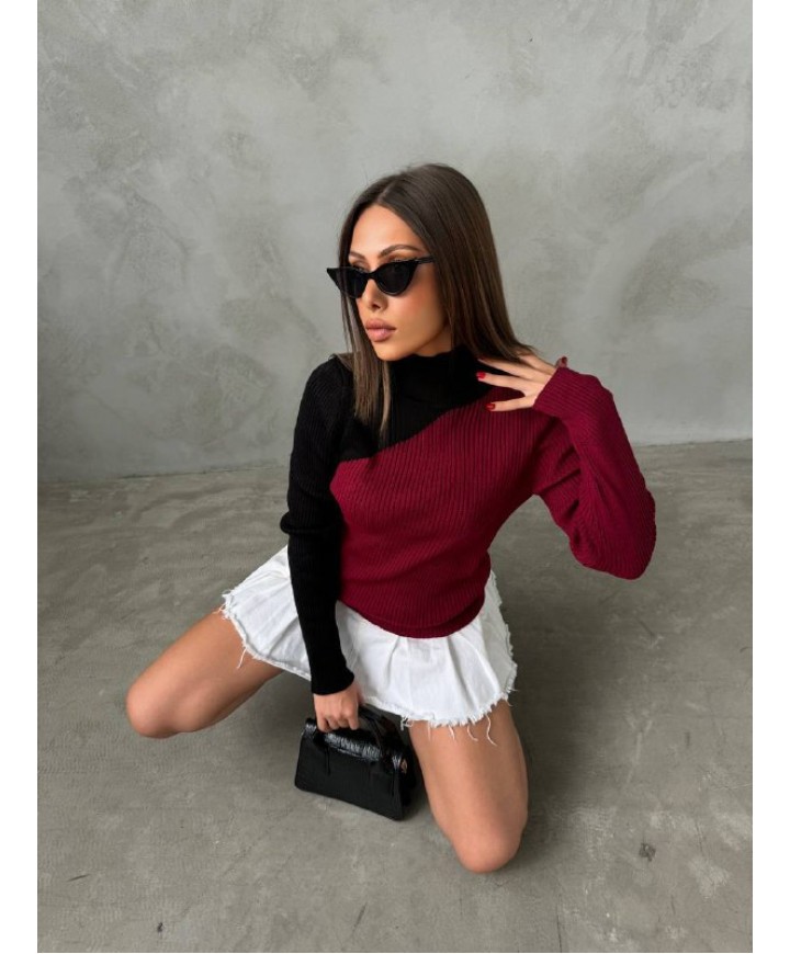217323 BORDO KAZAK TRİKO