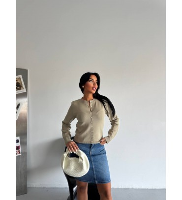 217327 GRİ HIRKA TRİ...