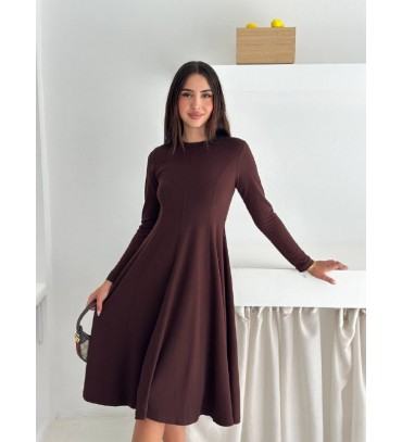 217351 KAHVE ELBİSE ...