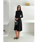 217352 SİYAH ELBİSE MODAL KUMAŞ
