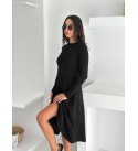 217352 SİYAH ELBİSE MODAL KUMAŞ