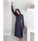 217353 İNDİGO ELBİSE MODAL KUMAŞ