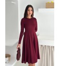 217354 BORDO ELBİSE MODAL KUMAŞ