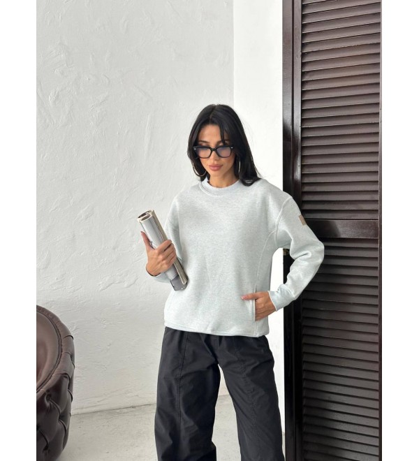 217375 BEYAZ SWEAT