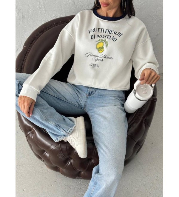 217376 BEYAZ SWEAT