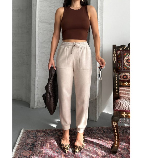 217417 CREAM TROUSERS