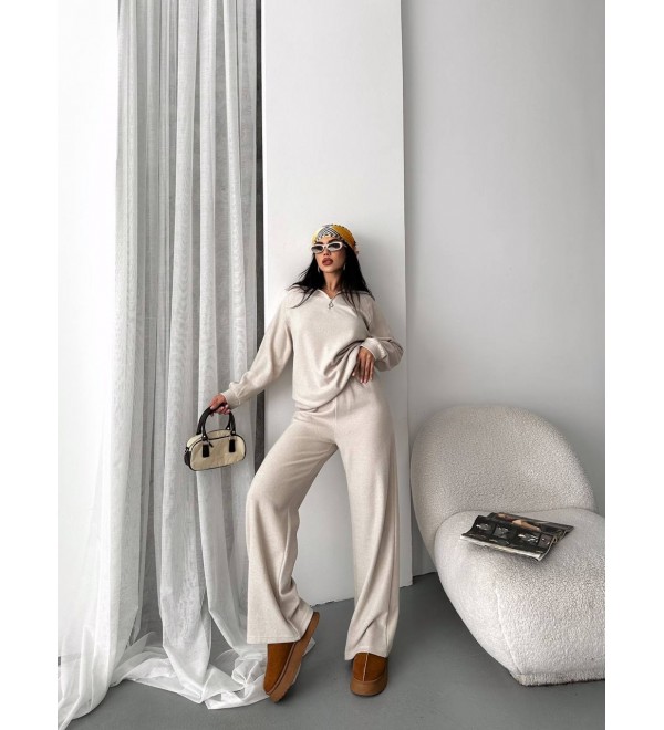 217425 Ecru TROUSERS