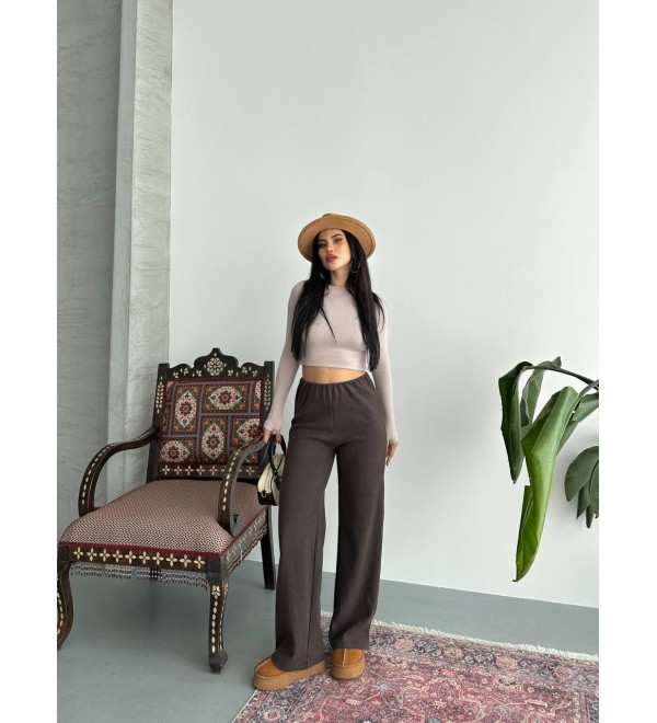 217432 COFFEE TROUSERS