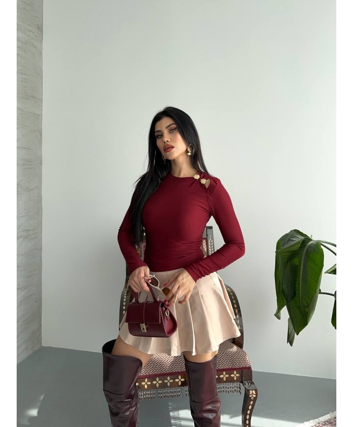 217435 BORDO BLUZ