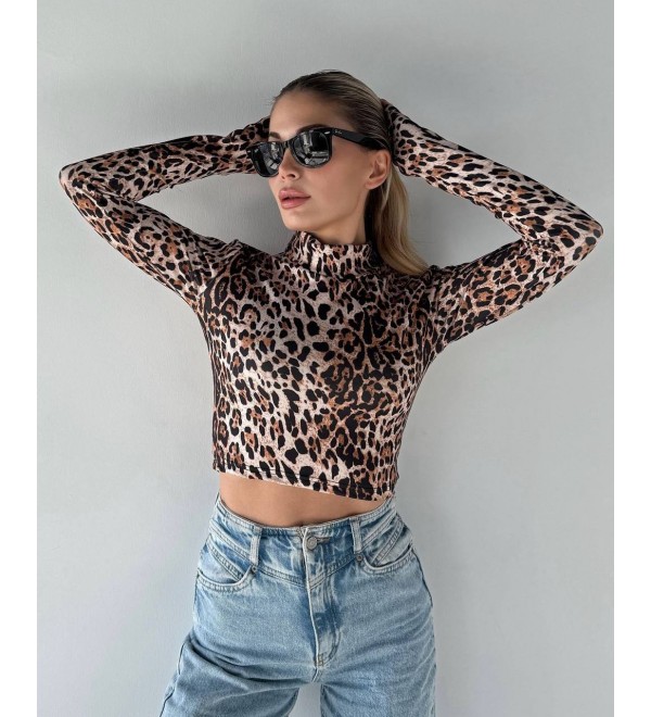 217438 LEOPARD BLOUSE