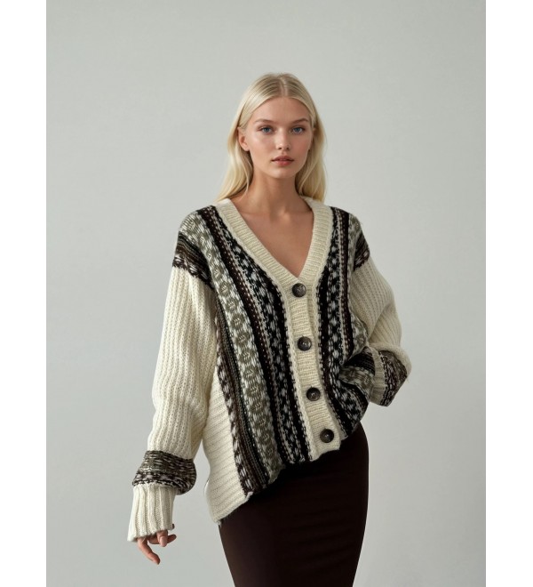 217454 Ecru CARDIGAN KNITWEAR