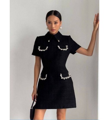 217473 SİYAH ELBİSE...