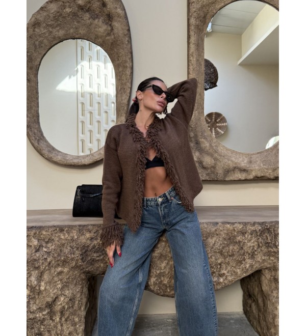 217503 MINK CARDIGAN KNITWEAR