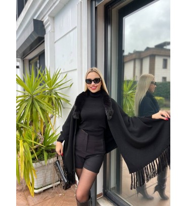 217509 SİYAH PANÇO T...