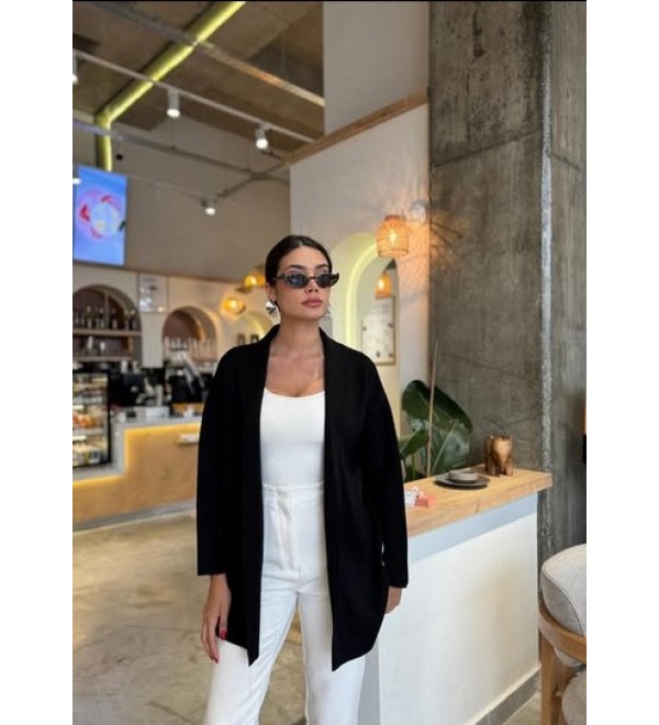217544 BLACK CARDIGAN KNITWEAR