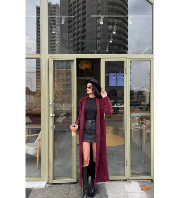 217552 Burgundy CARDIGAN 