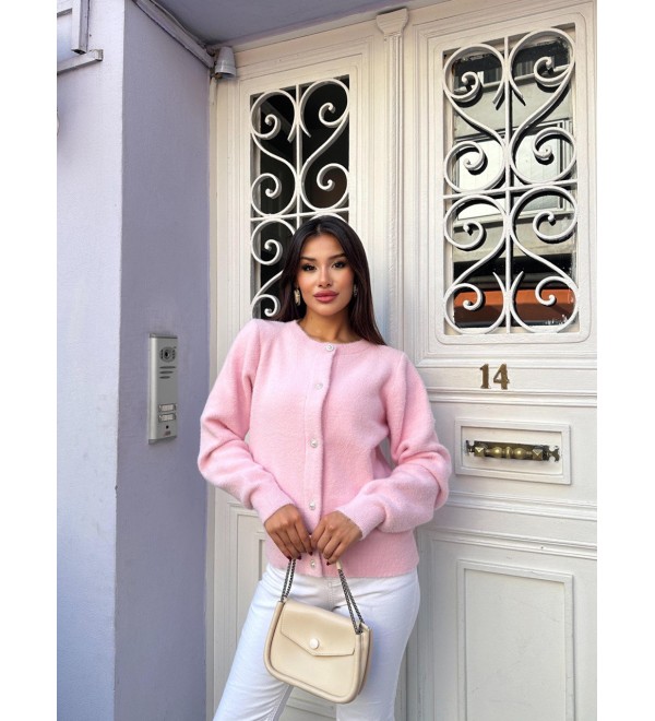 217561 PINK CARDIGAN KNITWEAR