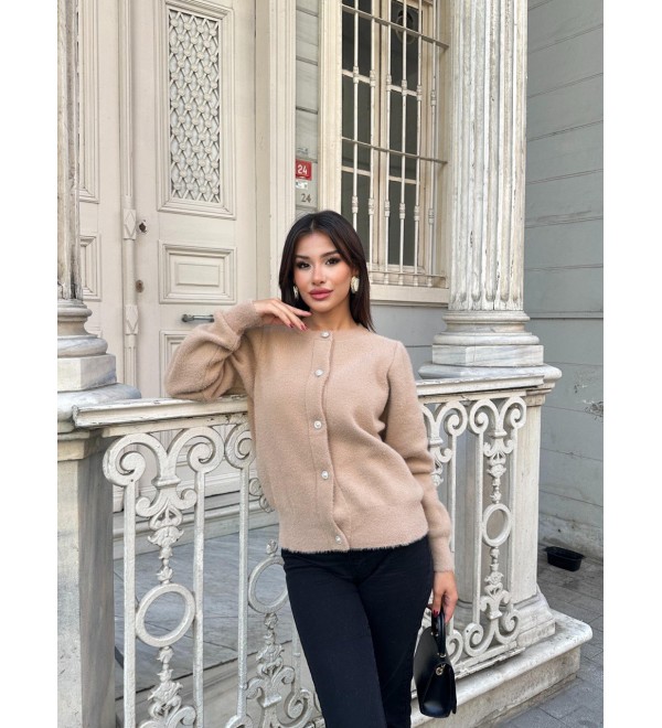 217563 MINK CARDIGAN KNITWEAR