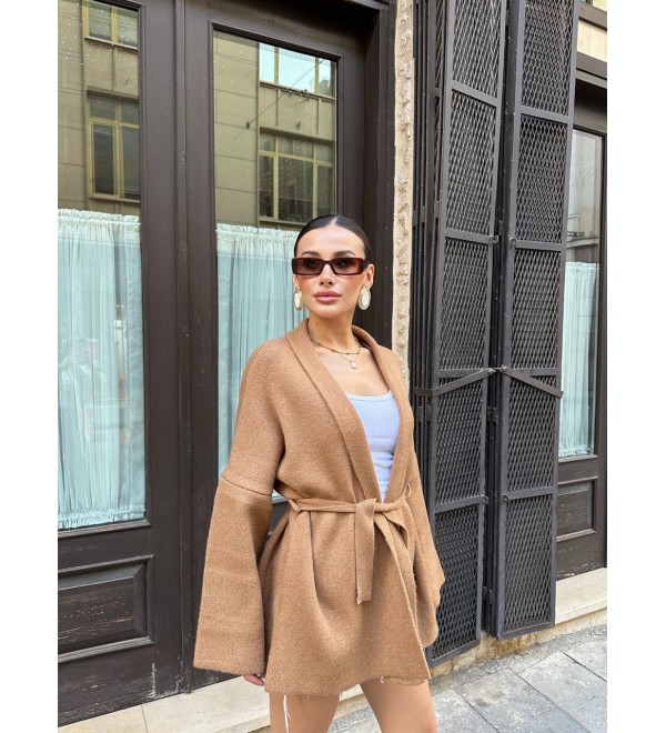 217570 Camel CARDIGAN KNITWEAR