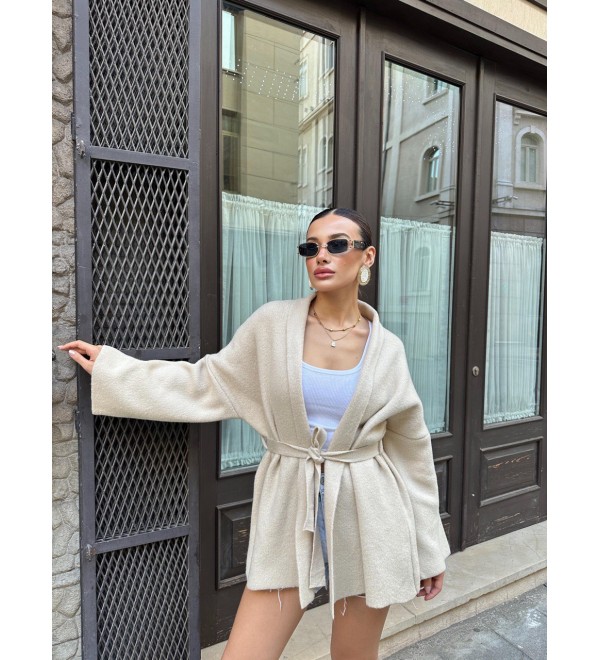 217571 CREAM CARDIGAN KNITWEAR