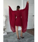 217641 BORDO ABİYE ŞİFON