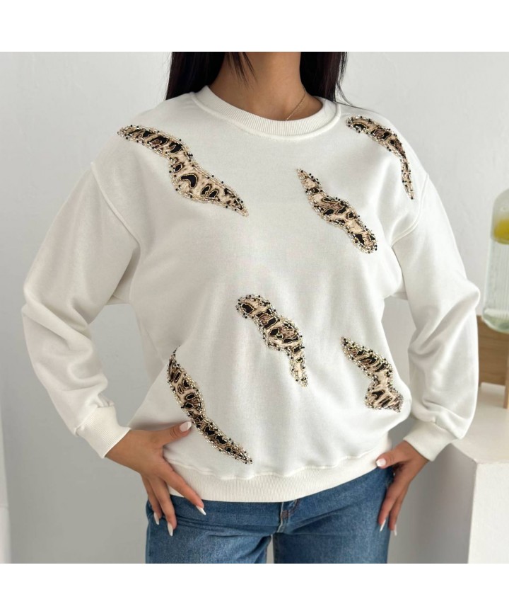 217644 EKRU SWEAT PAMUKLU