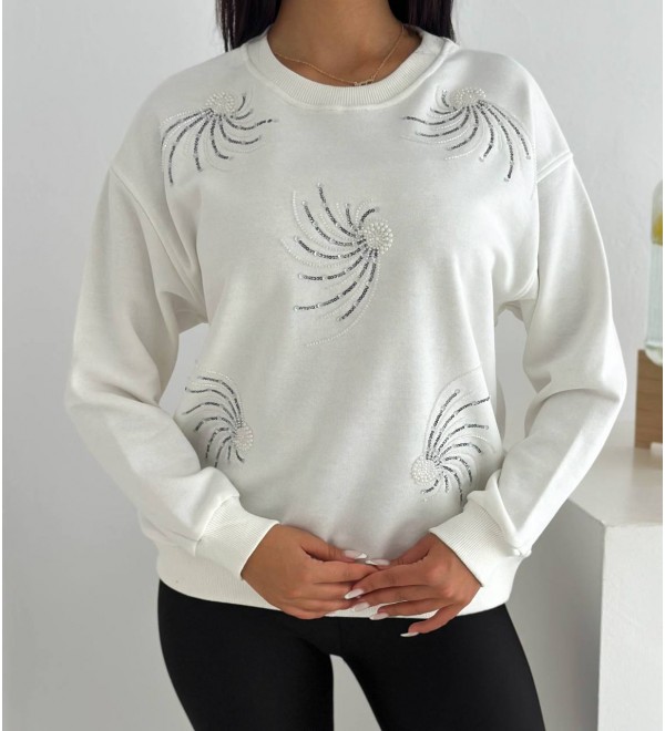 217645 EKRU SWEAT PAMUKLU