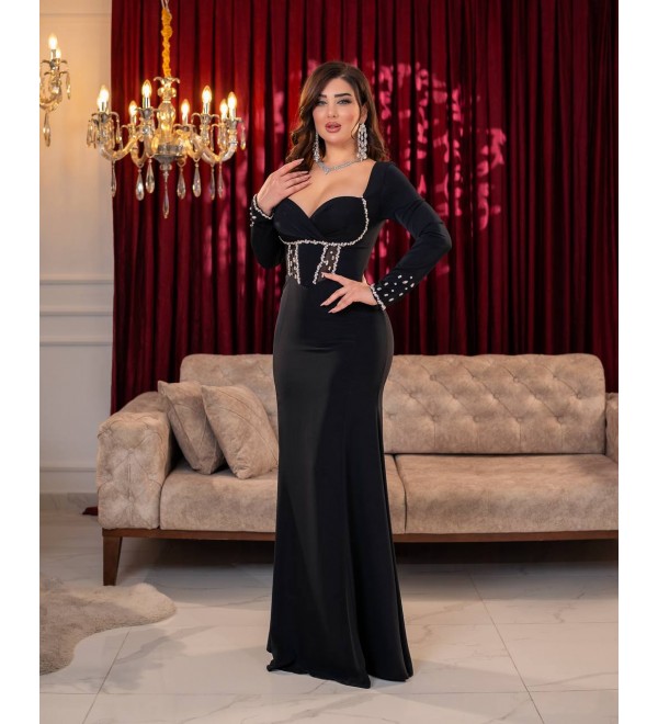 217686 SİYAH ABİYE