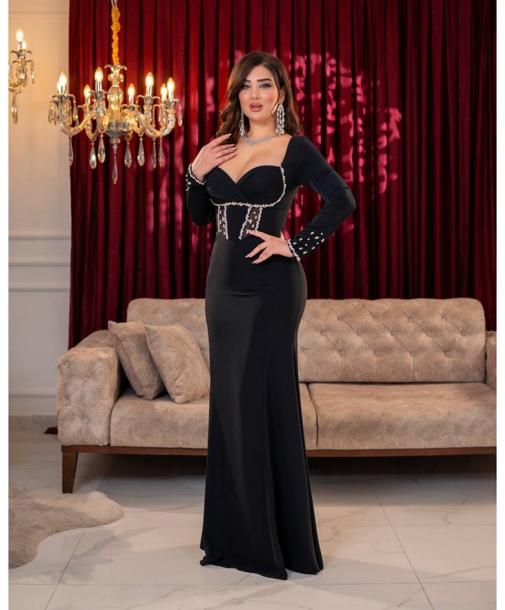 217686 SİYAH ABİYE